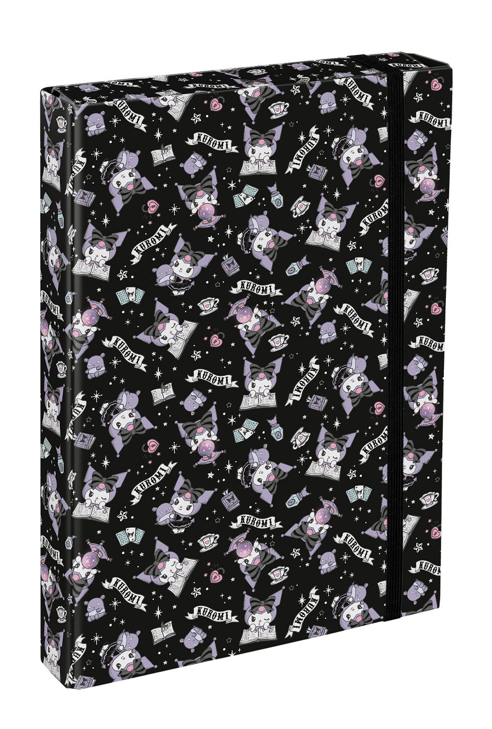 BAAGL Desky na školní sešity A4 Jumbo Kuromi Black