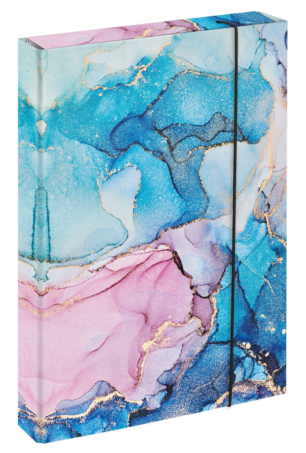 BAAGL Desky na školní sešity A4 Jumbo - Marble Pink