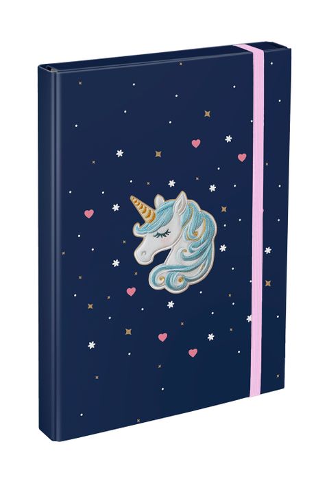 Obrázek produktu: BAAGL Desky na školní sešity A4 Unicorn Gold