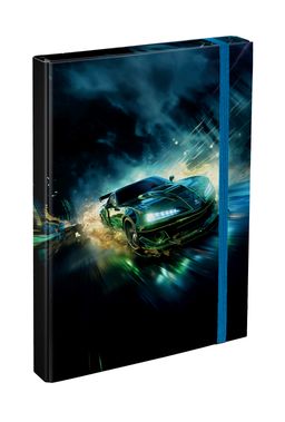 Obrázek produktu: BAAGL Desky na školní sešity A4 - Závodní auto