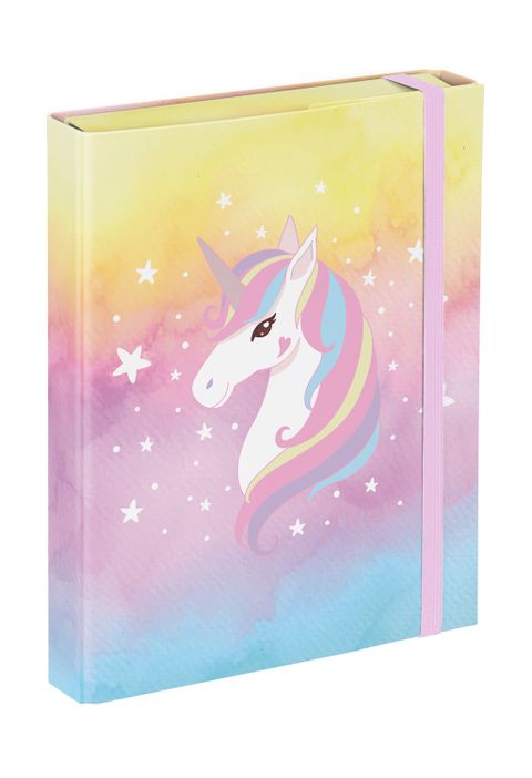 Obrázek produktu: BAAGL Desky na školní sešity A5 Rainbow Unicorn