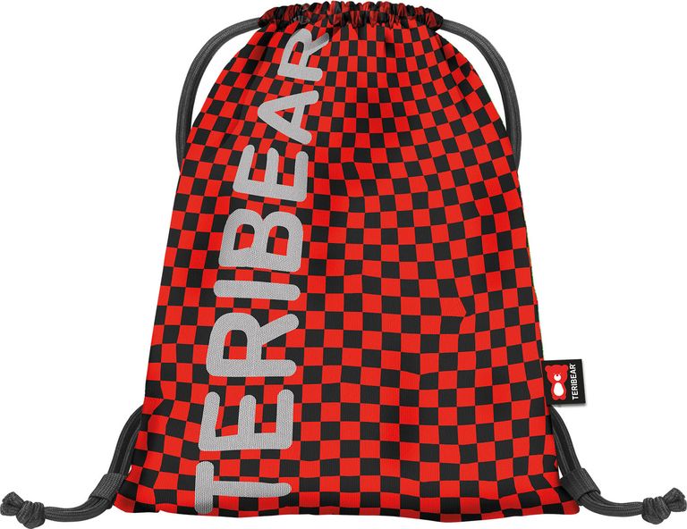 Levně BAAGL Sáček na obuv - TERIBEAR červený