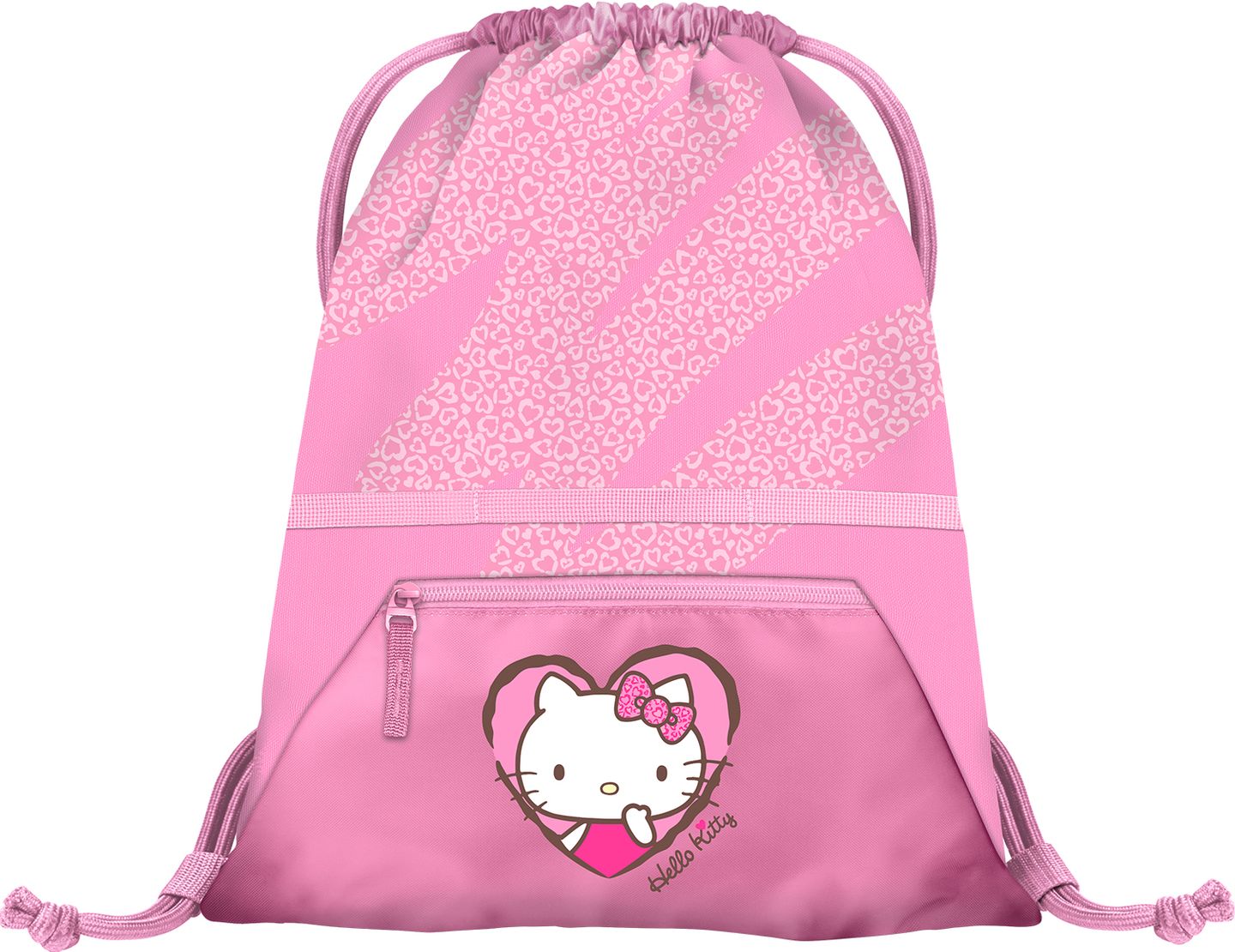 BAAGL Sáček s kapsou Hello Kitty Sweet Leopard