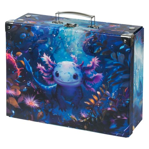 Obrázek produktu: BAAGL Skládací školní kufřík Axolotl s kováním