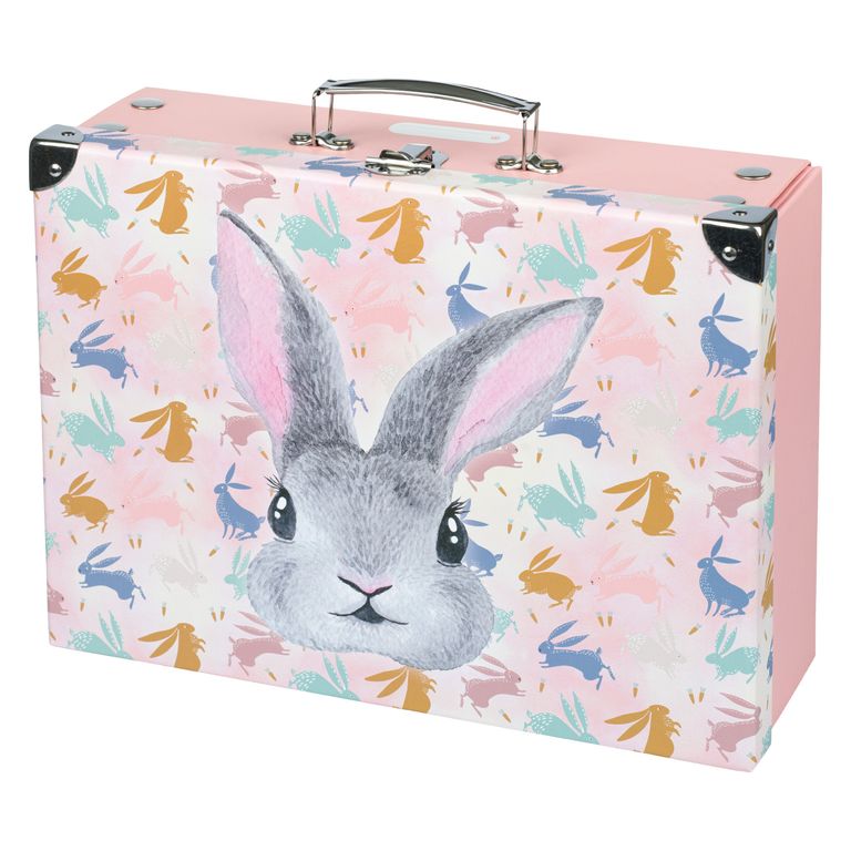 Levně BAAGL Skládací školní kufřík s kováním - Bunny