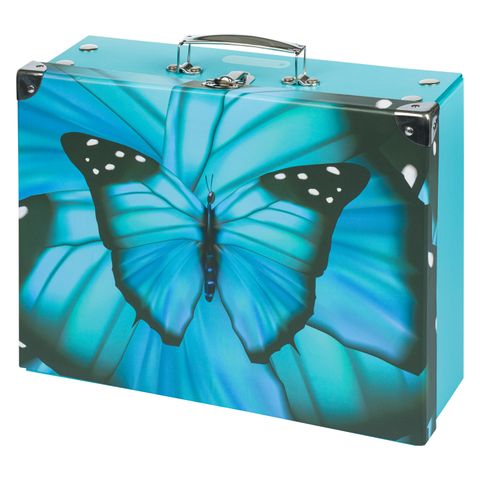 Obrázek produktu: BAAGL Skládací školní kufřík s kováním - Butterfly