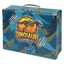 Obrázek produktu: BAAGL Skládací školní kufřík s kováním - Dinosaurs World