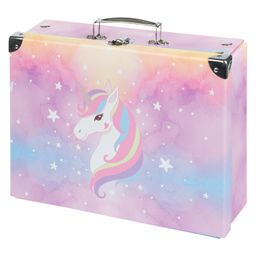 Obrázek produktu: BAAGL Skládací školní kufřík s kováním - Rainbow Unicorn