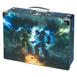 Obrázek produktu: BAAGL Skládací školní kufřík s kováním - Roboti