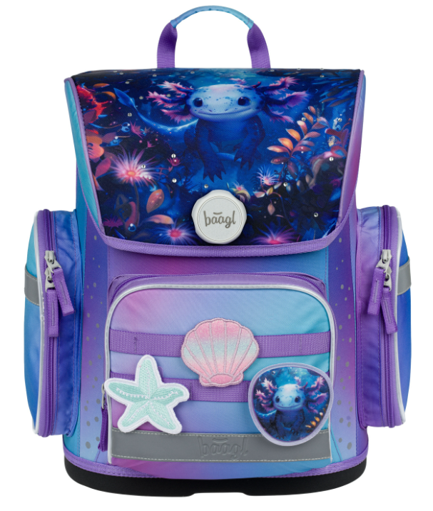 BAAGL Školní aktovka Ergo Axolotl