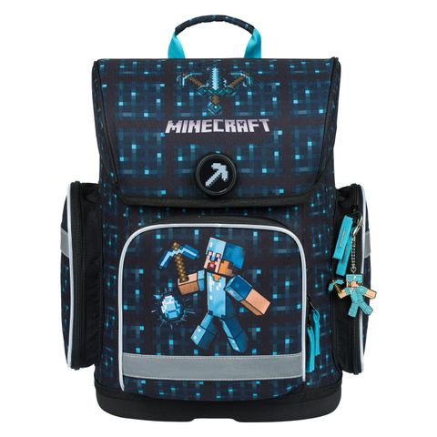 Obrázek produktu: BAAGL Školní aktovka Ergo Minecraft Blue Axe