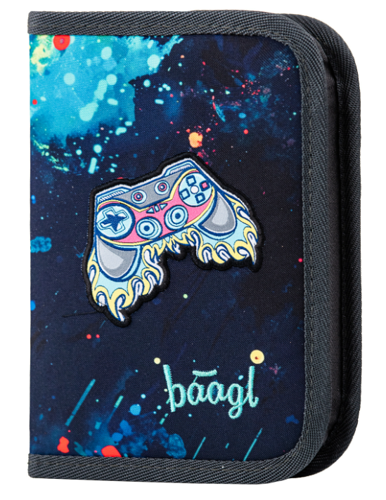 BAAGL Školní penál jednopatrový Chill GRS