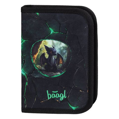 Obrázek produktu: BAAGL Školní penál jednopatrový Draci