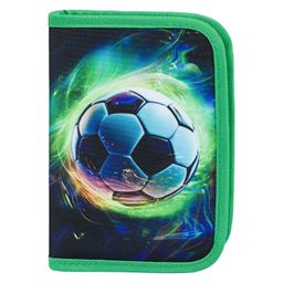 Obrázek produktu: BAAGL Školní penál jednopatrový Fotbal Míč zelený