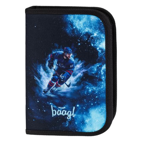 Obrázek produktu: BAAGL Školní penál jednopatrový Hokej