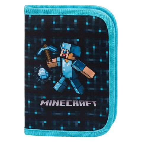 Obrázek produktu: BAAGL Školní penál jednopatrový Minecraft Blue Axe