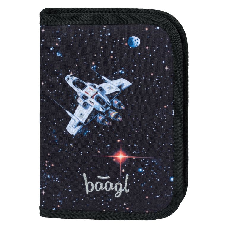 BAAGL Školní penál jednopatrový Pixel Space  Presco Group