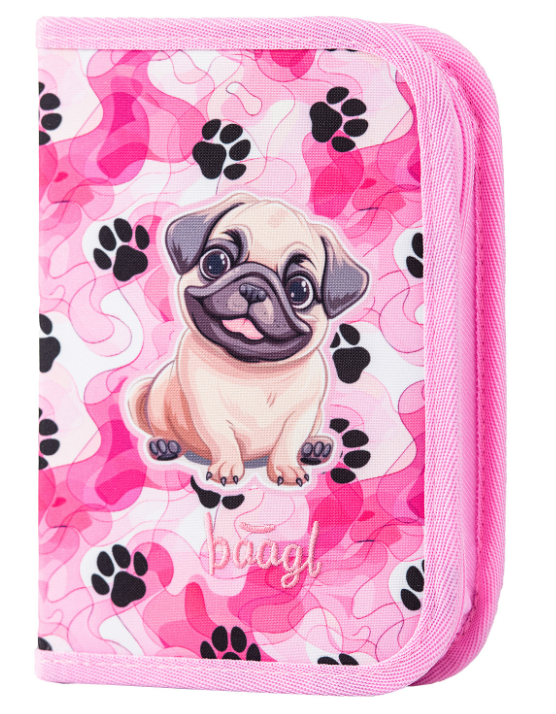 BAAGL Školní penál jednopatrový Tlapky