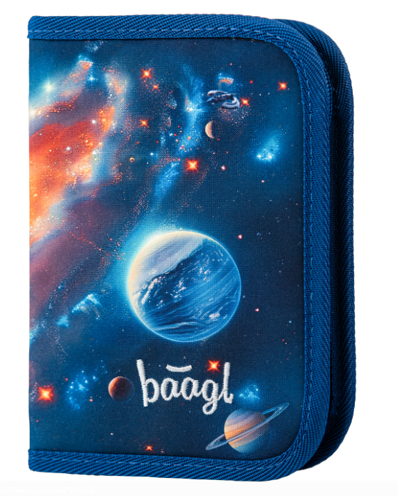 BAAGL Školní penál jednopatrový Vesmír GRS