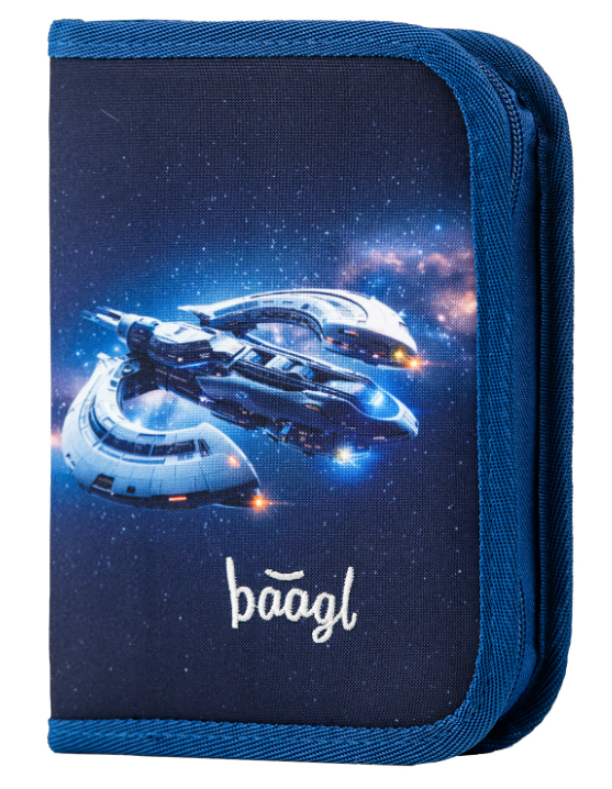 BAAGL Školní penál jednopatrový Vesmírná loď