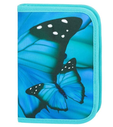 Obrázek produktu: BAAGL Školní penál klasik dvě chlopně Butterfly