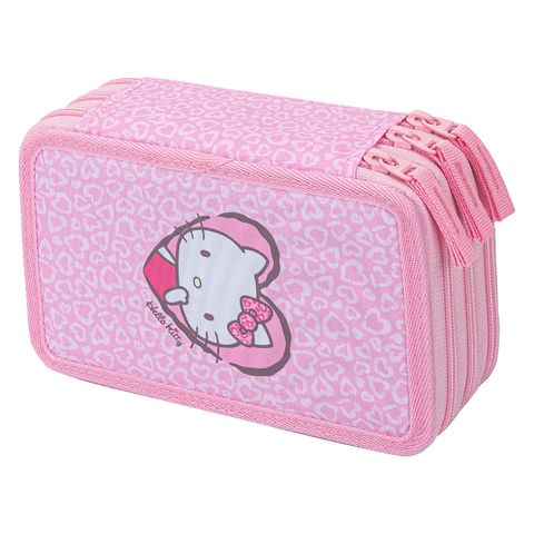 Obrázek produktu: BAAGL Školní penál třípatrový Hello Kitty Sweet Leopard
