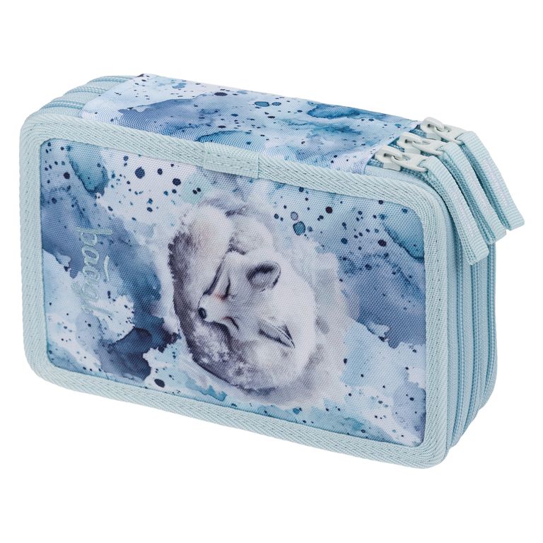 Levně BAAGL Školní penál třípatrový Polar GRS