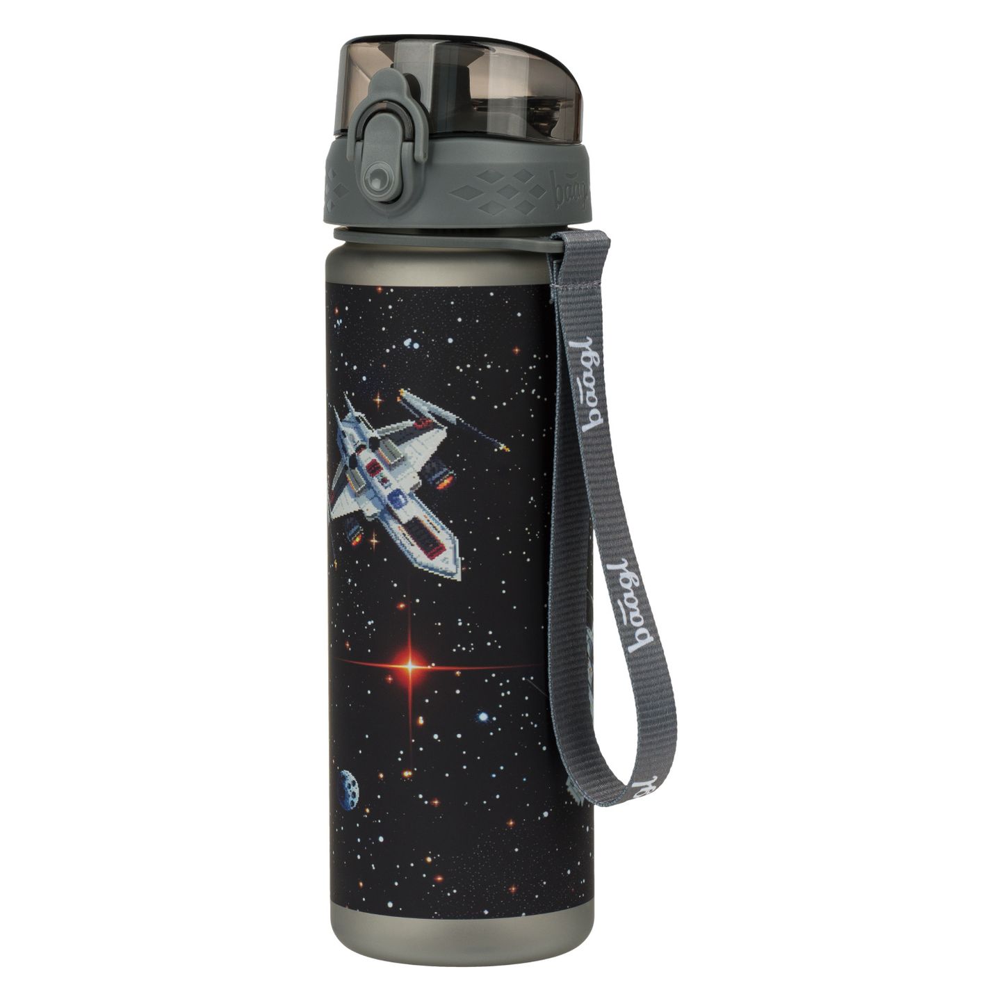 BAAGL Tritanová láhev na pití Pixel Space 500 ml