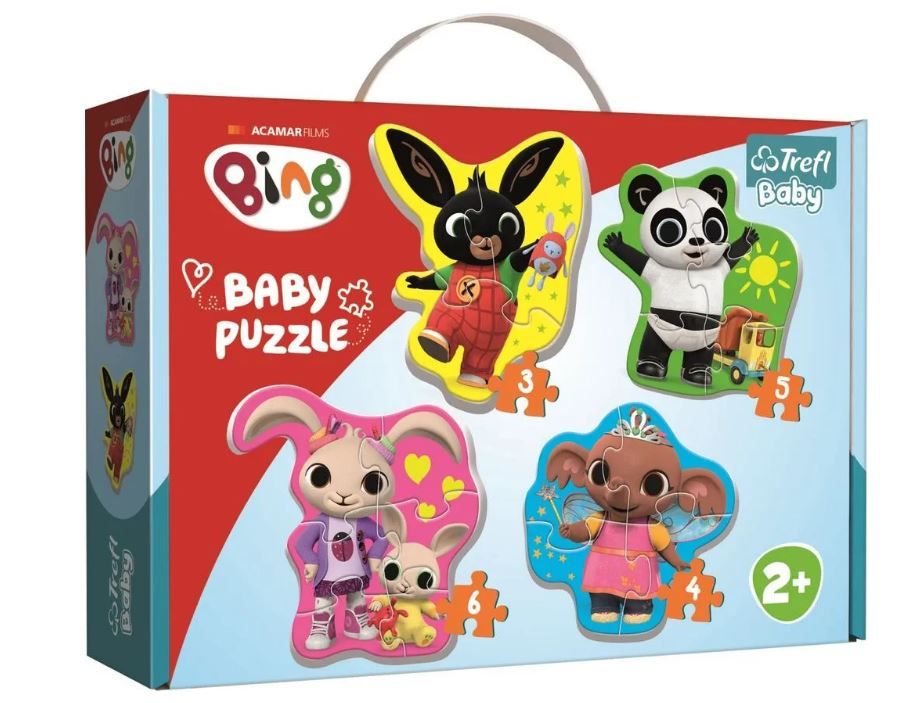Baby puzzle Bing 4 v 1 (3,4,5,6 dílků)