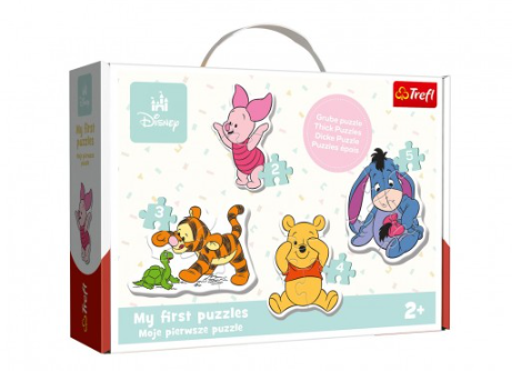 Baby puzzle Medvídek Pú a přátelé 14 dílků