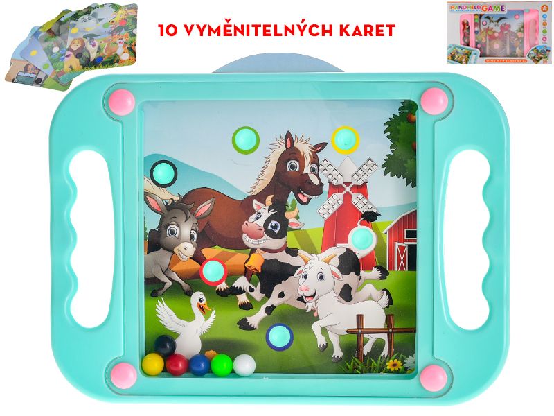 Balanční kuličková hra, mix barev