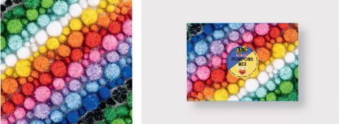 Obrázek produktu: Bambulky, pompony - VELKÝ BOX - 300 g - TŘPYTKY