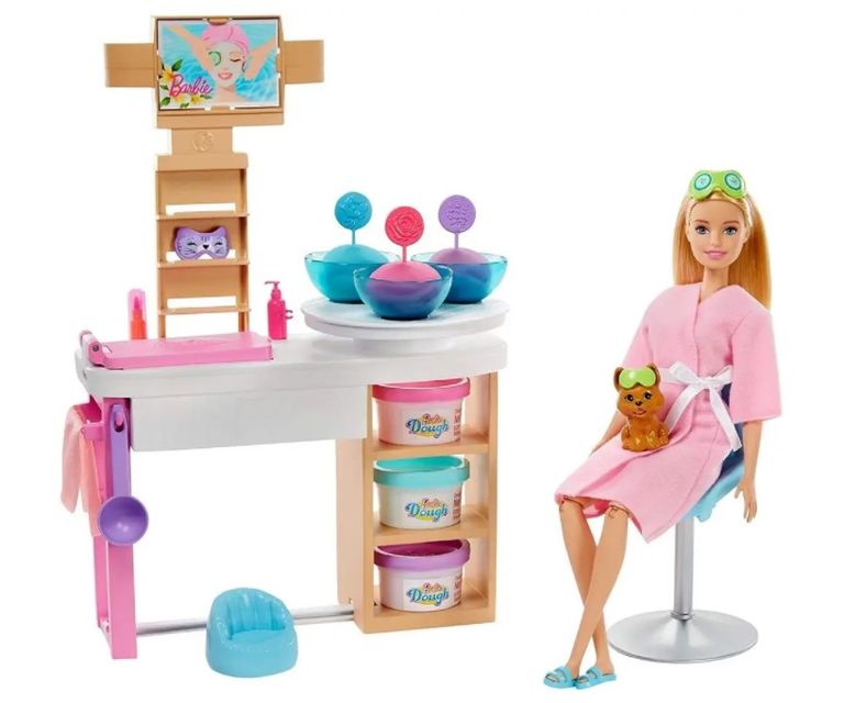 Mattel Barbie Salón krásy s panenkou