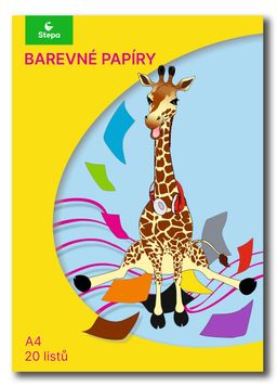 Obrázek produktu: Barevné papíry A4, 80 g - 20 listů