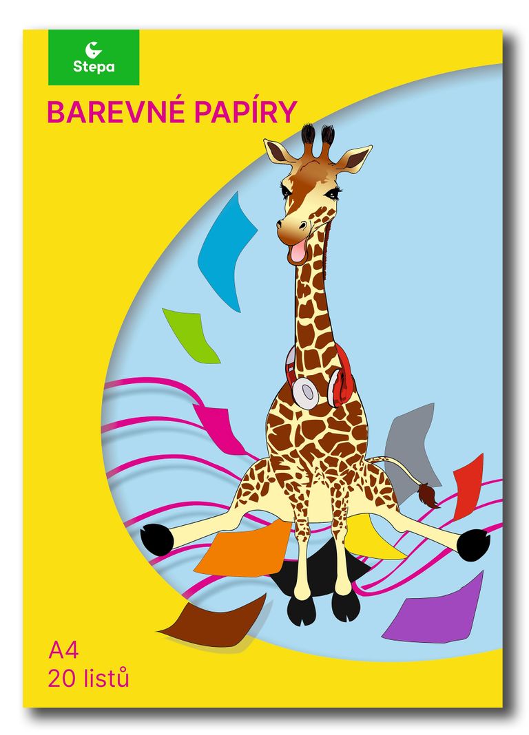 Barevné papíry A4