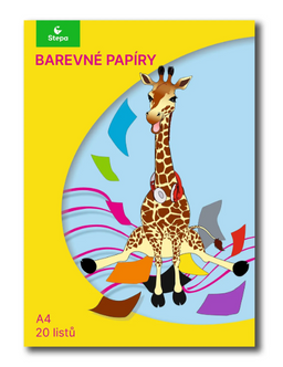 Obrázek produktu: Barevné papíry A4, 80 g - 20 listů