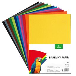 Obrázek produktu: Barevný papír A3 80 g - 60 ks - 12 barev