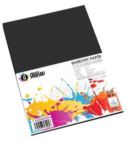 Obrázek produktu: Barevný papír A4 80 g - 100 ks - černý