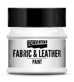 Obrázek produktu: Barva na kůži a textil 50 ml BÍLÁ