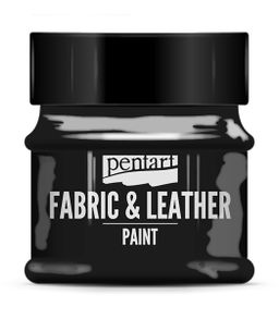 Obrázek produktu: Barva na kůži a textil 50 ml ČERNÁ