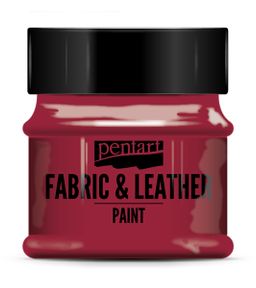 Obrázek produktu: Barva na kůži a textil 50 ml ČERVENÁ