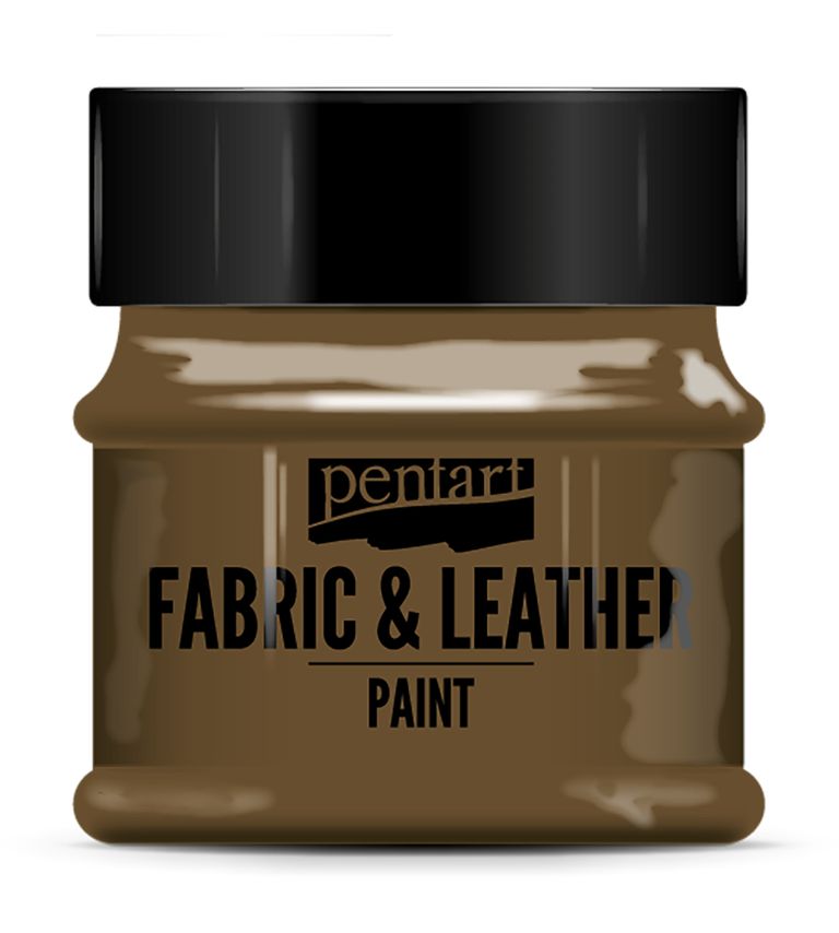 Pentart Barva na kůži a textil PENTART 50 ml TMAVÁ HNĚDÁ
