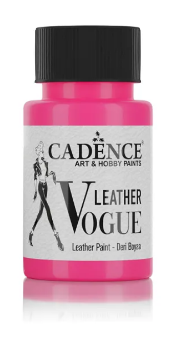 Levně Barva na kůži Cadence Leather Vogue, 50 ml - fuchsia, fuchsiová