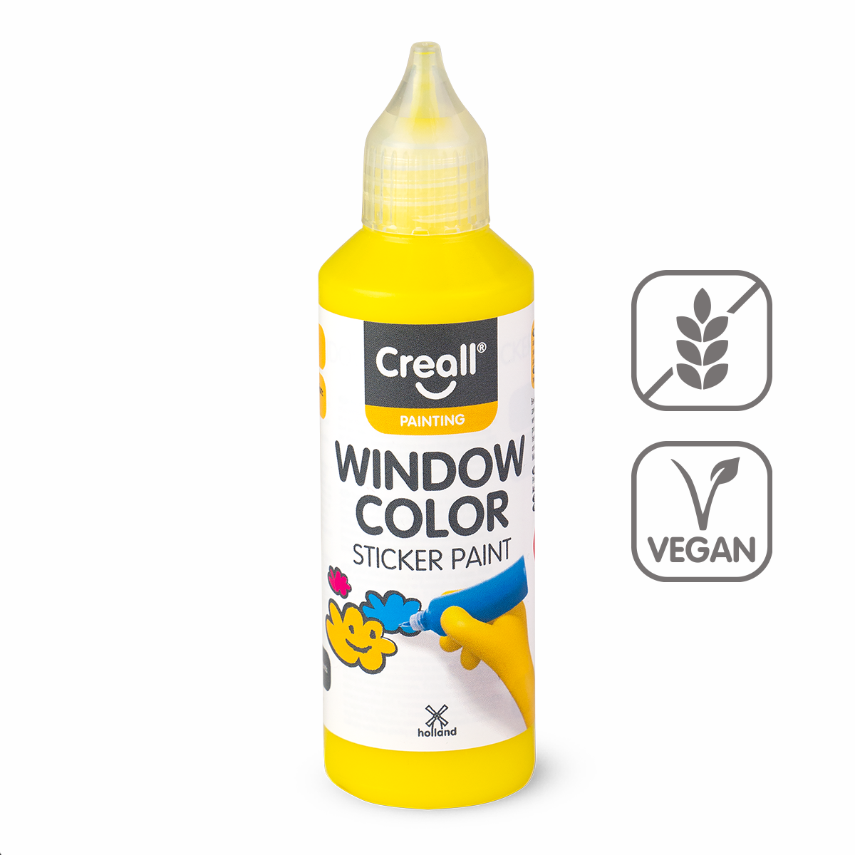 Barva na sklo Creall Window color, 80 ml, citronově žlutá