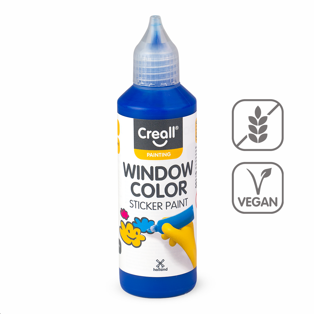 Barva na sklo Creall Window color, 80 ml, modrá