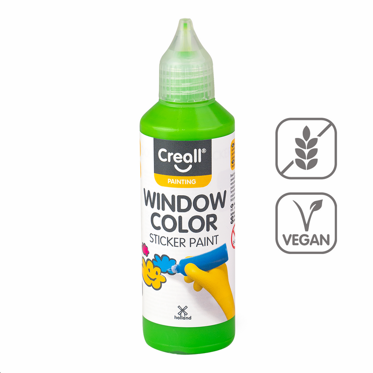 Barva na sklo Creall Window color, 80 ml, světle zelená