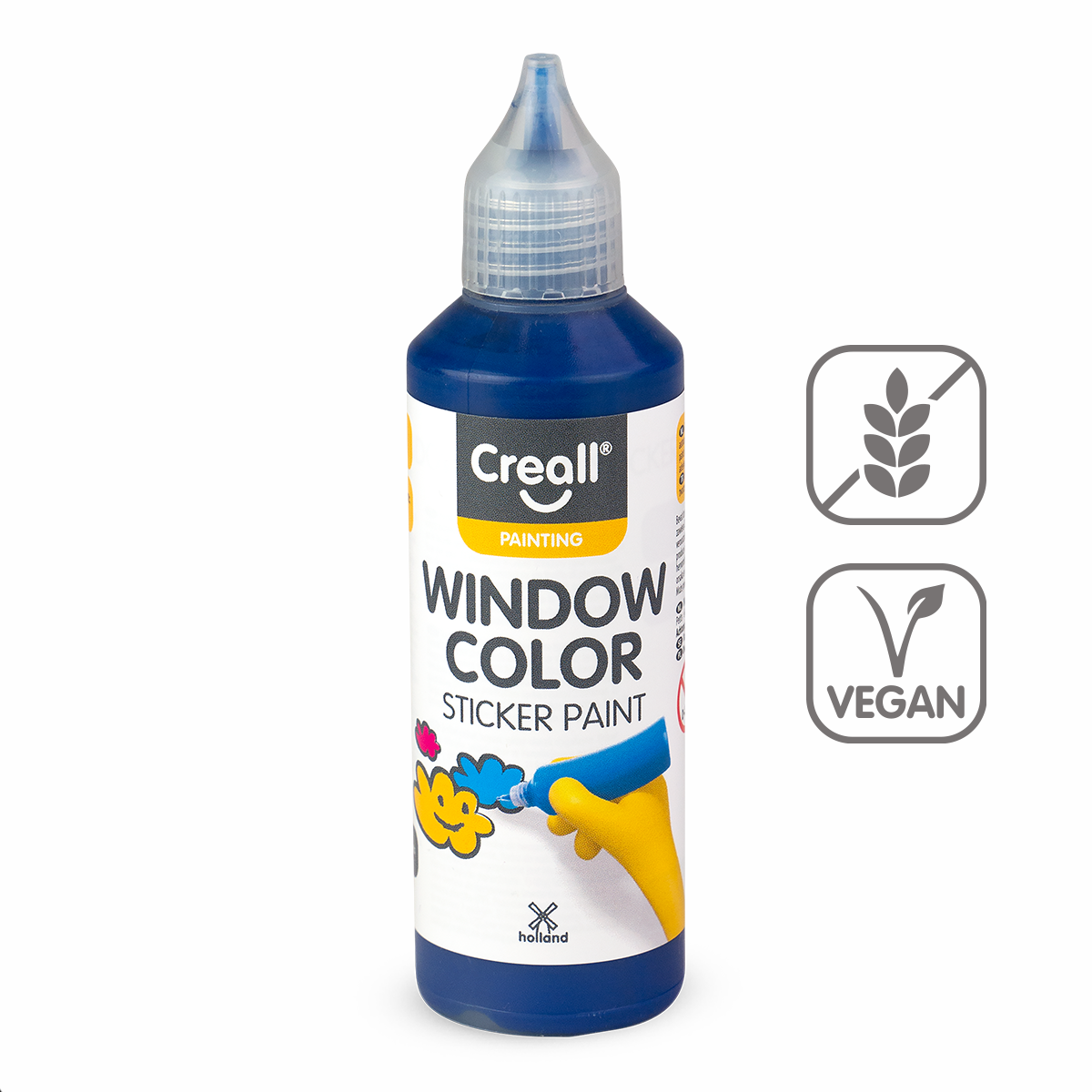 Barva na sklo Creall Window color, 80 ml, tmavě modrá