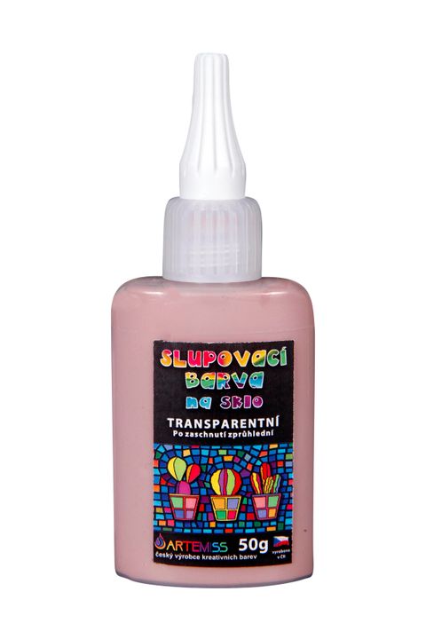 Obrázek produktu: Barva na sklo, transparentní odstín - tmavě hnědá, 50 g