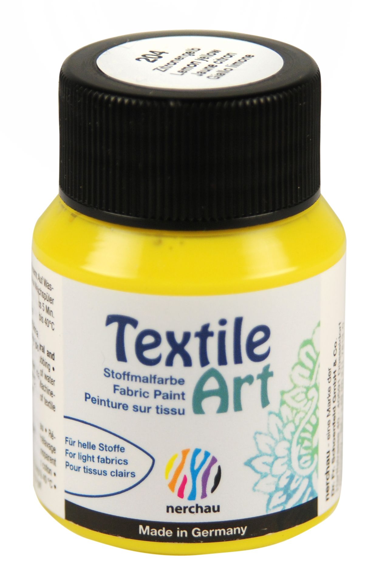 Barva na světlý textil Nerchau, 59 ml - citrón