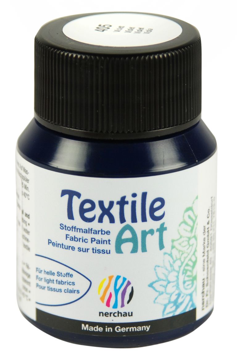 Barva na světlý textil Nerchau, 59 ml - fialová